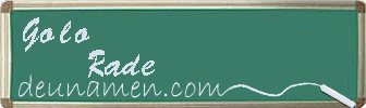 Golo Rade Visitenkarte